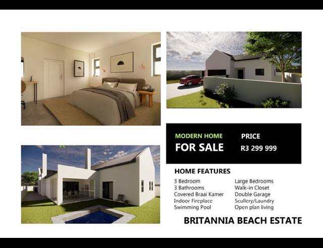 3 BEDROOM HOUSE FOR SALE IN BRITANNIA BAY